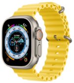 Apple Watch Ultra 49 mm Titanium Case Yellow Ocean Band