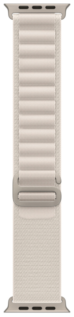 Apple Watch Ultra 49 mm Titanium Case Starlight Alpine Loop