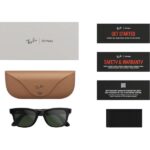 Умные очки Ray-Ban Wayfarer GEN2 RW4012 Shiny Black / Tranz Graphit Green (M) 601/1M50