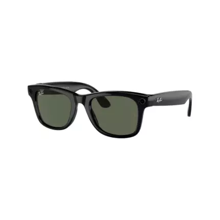 Умные очки Ray-Ban Wayfarer RW4008 Shiny Black / G15 Green (L) 601/7150