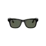 Умные очки Ray-Ban Wayfarer RW4008 Shiny Black / G15 Green (L) 601/7150