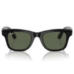 Умные очки Ray-Ban Wayfarer RW4006 Shiny Black / G15 Green (M) 601/7150
