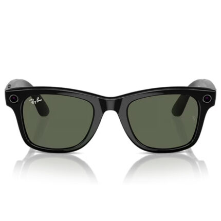 Умные очки Ray-Ban Wayfarer RW4006 Shiny Black / G15 Green (M) 601/7150