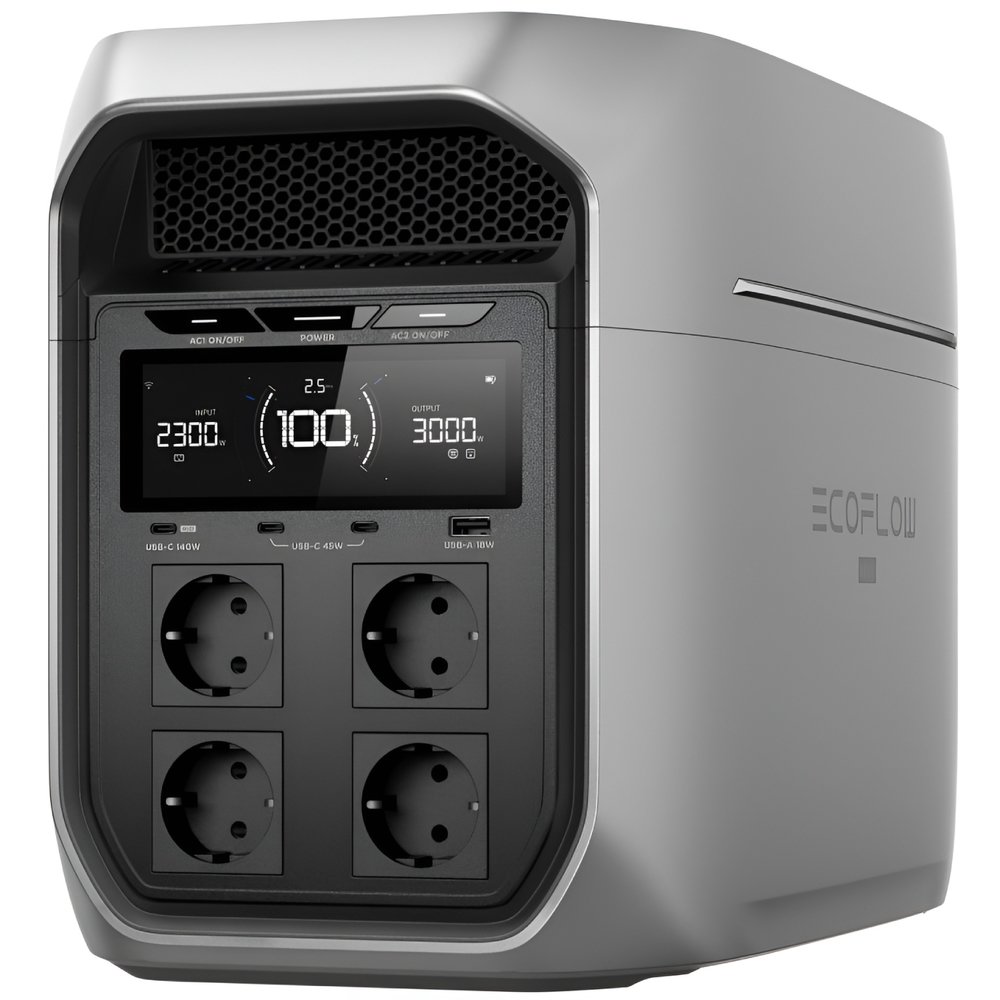 Портативная Зарядная Станция EcoFlow DELTA 3 Max Plus 2048 Вт·ч, 3000 Вт (пик 6000 Вт) Портативная Зарядная Станция EcoFlow DELTA 3 Max Plus 2048 Вт·ч, 3000 Вт (пик 6000 Вт)