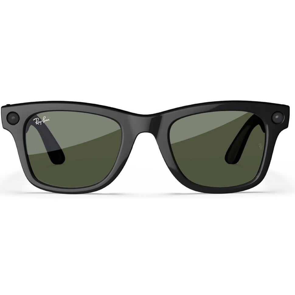 Умные очки Ray-Ban Wayfarer (Gen 2) Shiny Black G-15 Green (M) Умные очки Ray-Ban Wayfarer (Gen 2) Shiny Black G-15 Green (M)
