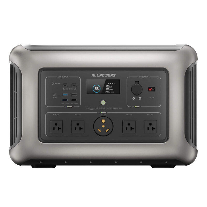Портативная Зарядная Станция AllPowers R3500 V2 2880 Вт·ч, 3500 Вт (пик 7000 Вт)