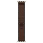Apple Watch Ultra 4 49mm Natural Titanium Case with Dark Umber Trail Loop