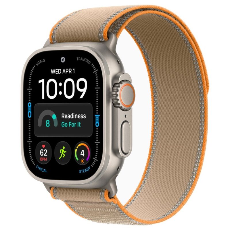 Apple Watch Ultra 4 49mm Natural Titanium Case with Sand Trail Loop
