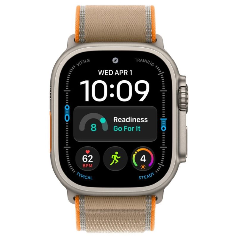 Apple Watch Ultra 4 49mm Natural Titanium Case with Sand Trail Loop