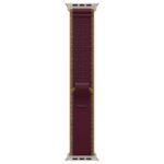 Apple Watch Ultra 4 49mm Natural Titanium Case with Burgundy Trail Loop